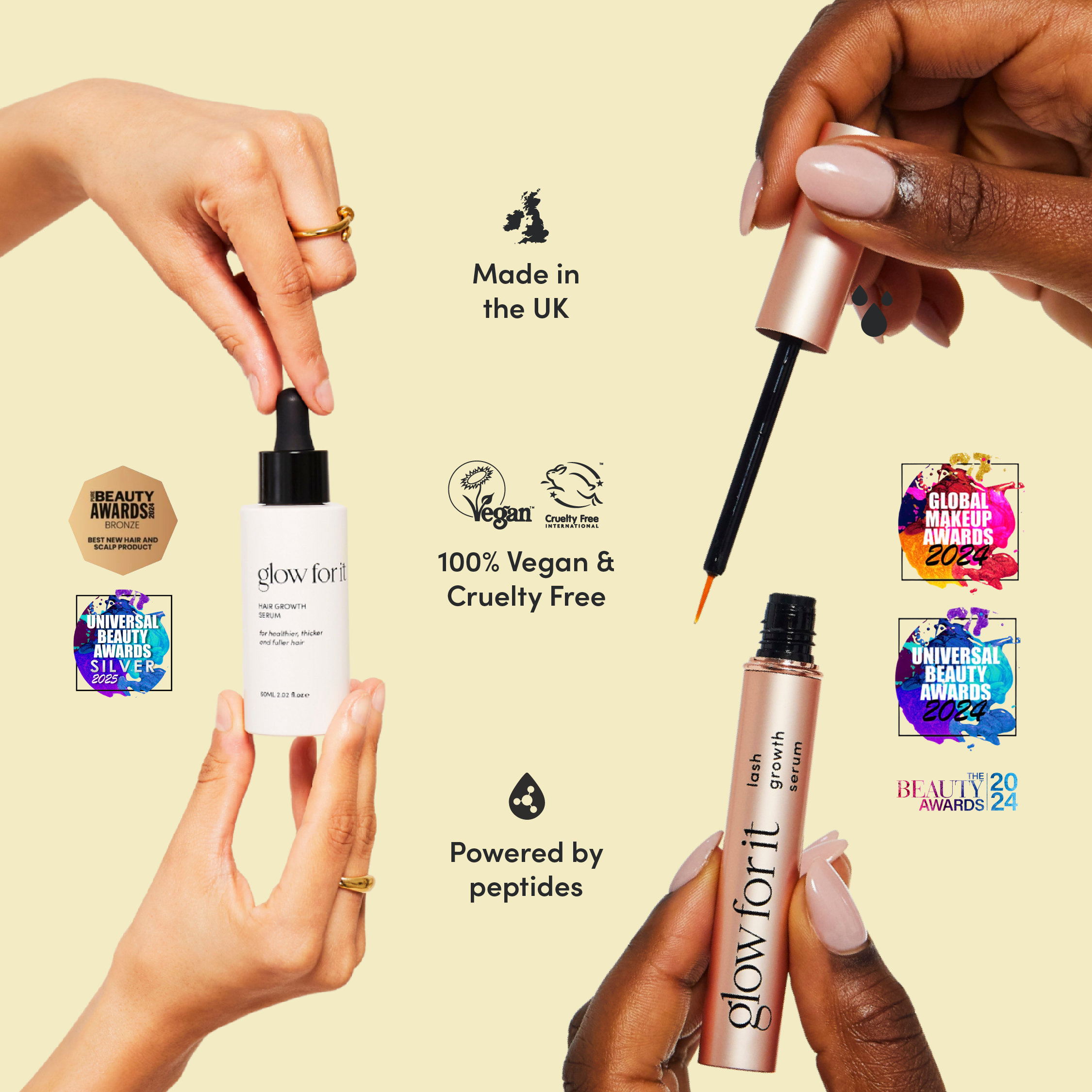 Duo ciglia + ciocche