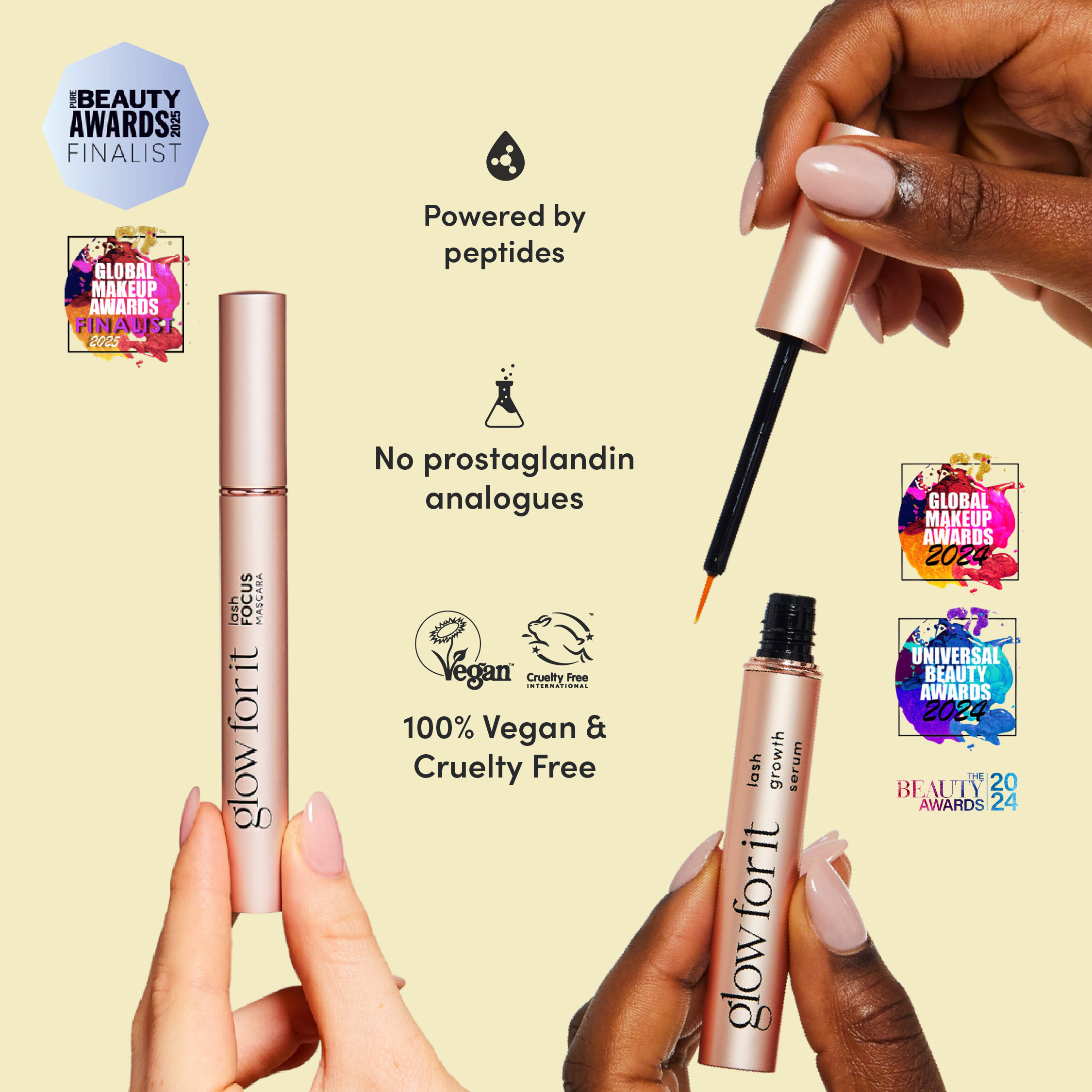 Dúo de pestañas y rímel